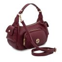 Olivia Sac Cabas en Cuir Bordeaux TL142396