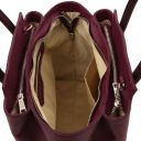 Tulipan Sac à Main en Cuir Bordeaux TL141727
