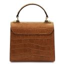 Atena Borsa a Mano in Pelle Stampa Cocco Cognac TL142267