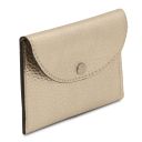 Leather Business Card / Credit Card Holder Золотой TL142418