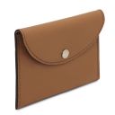 Visitenkarten-/ Kreditkarten Etui aus Leder Cognac TL142417