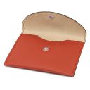 Leather Business Card / Credit Card Holder Orange TL142417