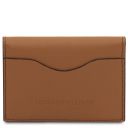 Leather Business Card / Credit Card Holder Cognac TL142417