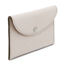 Visitenkarten-/ Kreditkarten Etui aus Leder Beige TL142417