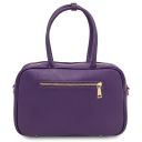 Vivian Leather Tote Purple TL142368