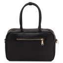 Vivian Handtasche aus Leder Schwarz TL142368