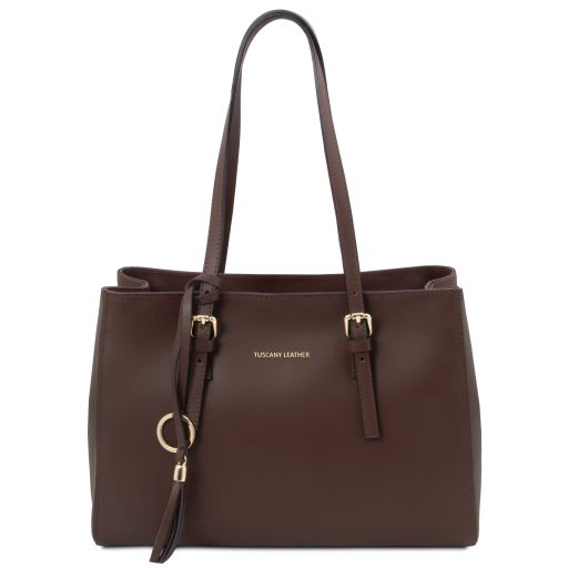 TL Bag Leather Shoulder bag Coffee TL142037