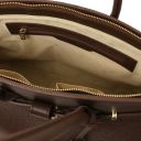 TL Bag Кожаная сумка с золотистой фурнитурой Coffee TL141529