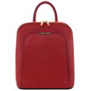 TL Bag Mochila Para Mujer en Piel Saffiano Rojo TL141076