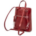 Paris Petite sac à dos en Cuir Pour Femme Rouge TL142410