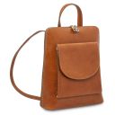 Paris Small Leather Backpack for Women Honey TL142410