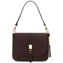 Nausica Leather Shoulder bag Coffee TL141598