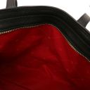 Blake Sac Bandoulière en Cuir Souple Noir TL142411