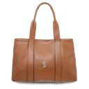 Callie Sac Bandoulière en Cuir Souple Cognac TL142415