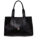 Callie Borsa al Hombro en Piel Suave Negro TL142415