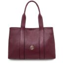 Callie Borsa a Spalla in Pelle Morbida Bordeaux TL142415