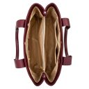 Callie Soft Leather Shoulder bag Bordeaux TL142415