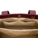 Callie Sac Bandoulière en Cuir Souple Bordeaux TL142415