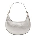 Pixie Sac à Main en Cuir Metallic et Bandoulière à Chaîne Argent TL142413