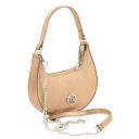 Pixie Borsa a Mano in Pelle Metallic con Tracolla a Catena Oro TL142413