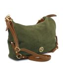 Sierra Schultertasche aus Wildleder Tannengrün TL142419