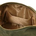 Sierra Suede Leather Shoulder bag Forest Green TL142419