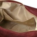 Sierra Sac à épaule en Cuir Suédé Bordeaux TL142419