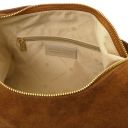 Sierra Suede Leather Shoulder bag Коньяк TL142419