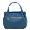 Nora Sac à Main en Cuir Souple Bleu TL142372