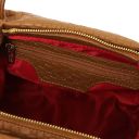 Nora Handtasche aus Weichem Geprägtem Leder Cognac TL142412