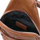 Albert Soft Leather Crossover bag Cognac TL142022