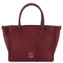 Willow Borsa a Mano in Pelle Scamosciata Bordeaux TL142425