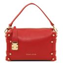 Praline Handtasche aus Leder Lipstick Rot TL142422