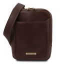 Mark Bolsillo Unisex en Piel Marrón oscuro TL142428