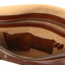 TL Messenger Borsa a Tracolla 2 Scomparti - Misura Grande Marrone TL142430