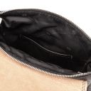 Jimmy Borsello da Uomo in Pelle con Tasca Frontale Nero TL141407