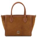Willow Suede Leather Shoulder bag Коньяк TL142425