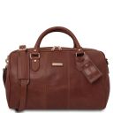 Lisbona Sac de Voyage en Cuir - Petit Modèle Marron TL142441