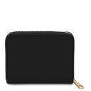 Panarea Sac Seau Pour Femme en Cuir et Elégant Portefeuille en Cuir Entièrement Zippée Noir TL142443