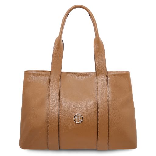 Callie Borsa a Spalla in Pelle Morbida Caramello TL142415