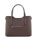 Olimpia Bolso Shopping en Piel Marrón topo oscuro TL141412