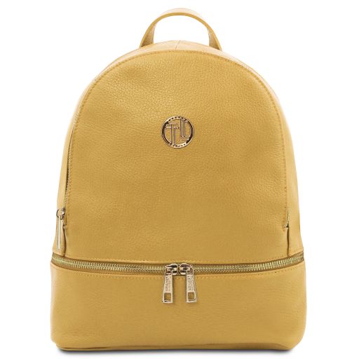 TL Bag Sac à dos en Cuir Souple Jaune pastel TL142280