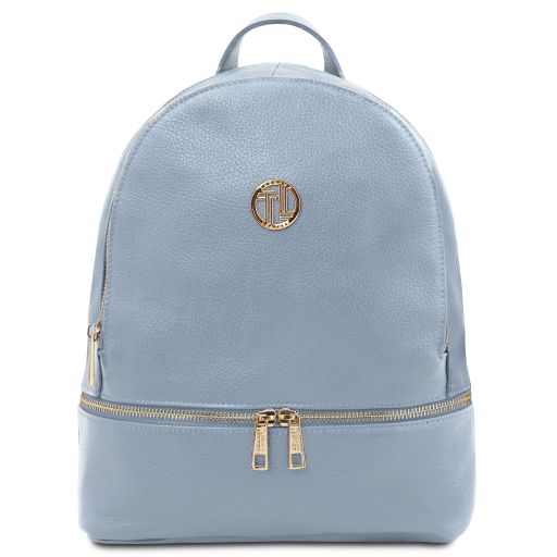 TL Bag Soft Leather Backpack Light Blue TL142280