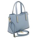 Olimpia Sac Cabas en Cuir - Petit Modèle Bleu céleste TL141521