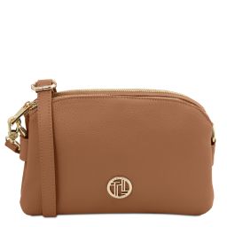 Lily Soft Leather Shoulder bag Карамель TL142375