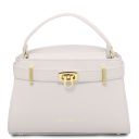 Maisy Borsa a Mano in Pelle Bianco TL142394