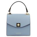 TL Bag Borsa a Mano in Pelle Celeste TL142203
