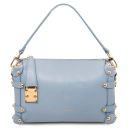 Praline Bauletto aus Weichem Leder Himmelblau TL142422