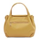 Nora Borsa a Mano in Pelle Morbida Giallo pastello TL142372