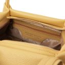Nora Soft Leather Handbag Pastel yellow TL142372